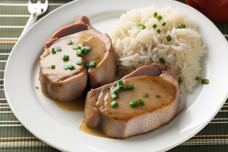 crockpot pork chops and rice