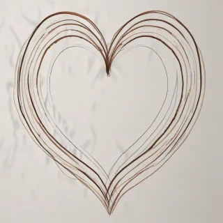 outline heart png