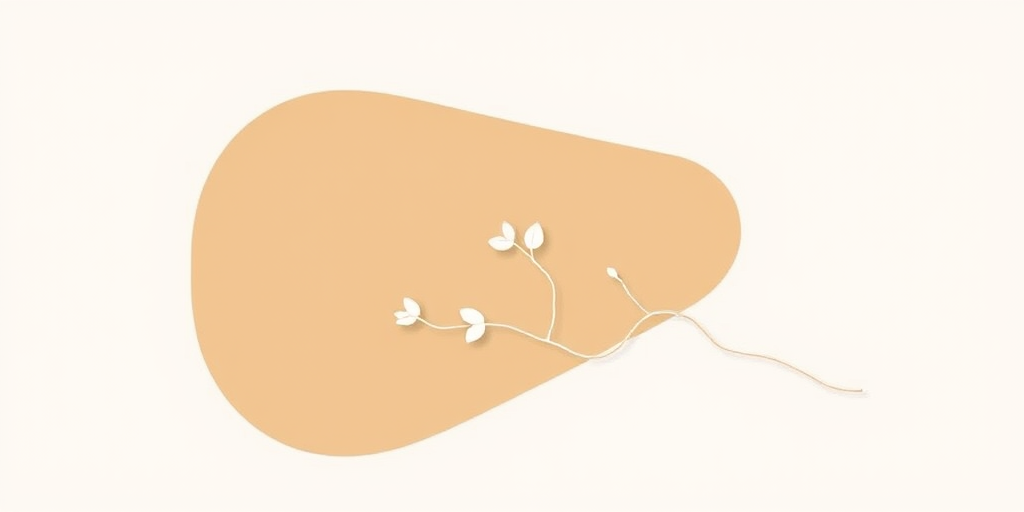 Create a minimalistic illustration of a brown abstract shape with a delicate white vine and leaves, captured with a DSLR camera at f/2.8, 50mm lens, natural light, and a shallow depth of field for enhanced detail and softness.