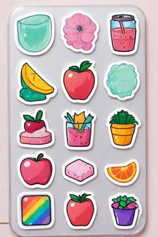 aesthetic transparent stickers