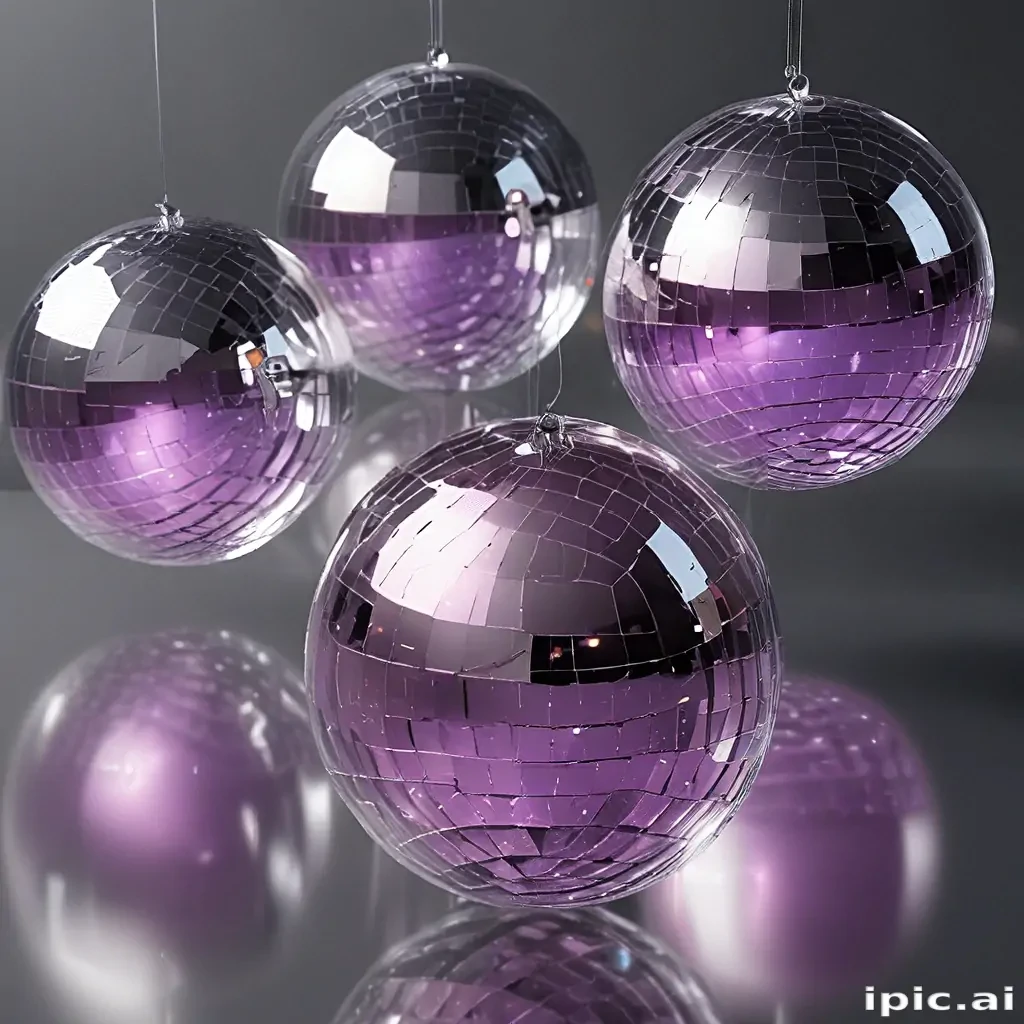 transparent disco balls