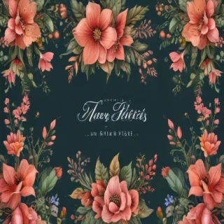 floral borders clipart