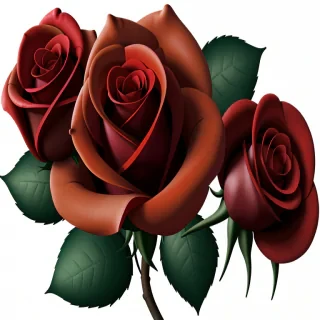 red rose png