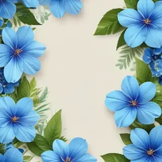 background blue flower