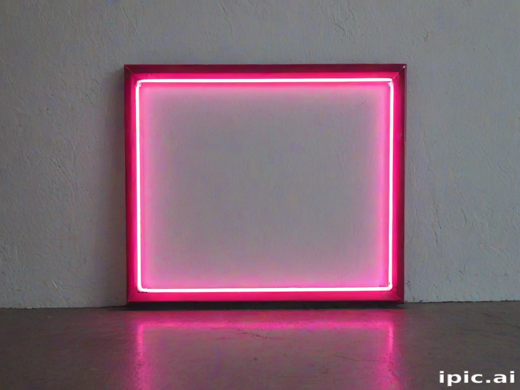 neon frame