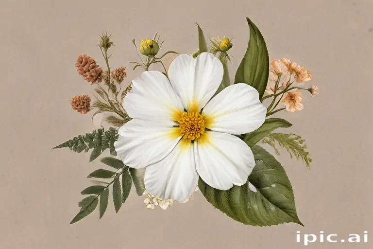 pressed flower png