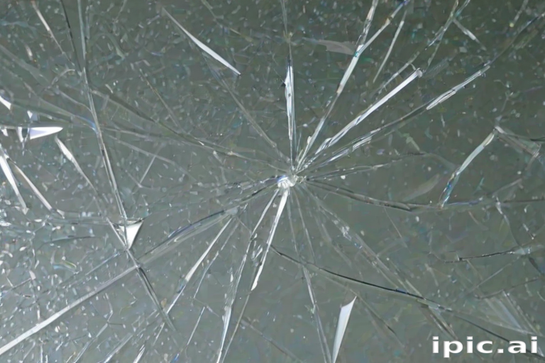 broken glass overlay