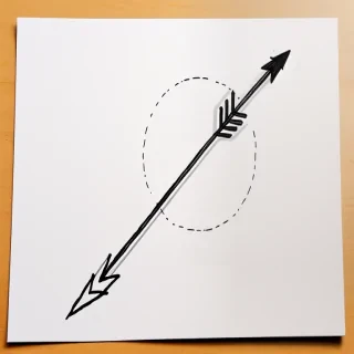 hand drawn arrow