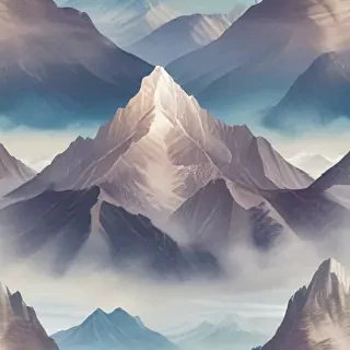 transparent mountains