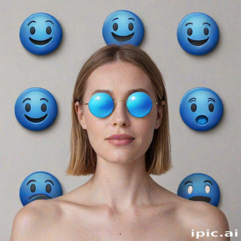 blue emoji
