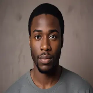 black man