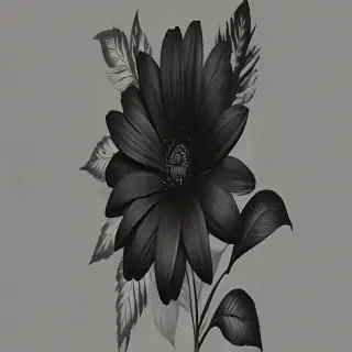 black flower png