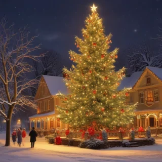 old fashioned christmas pictures