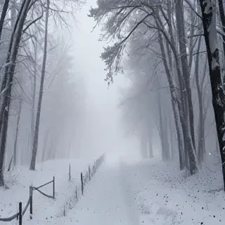 snowing iphone wallpaper