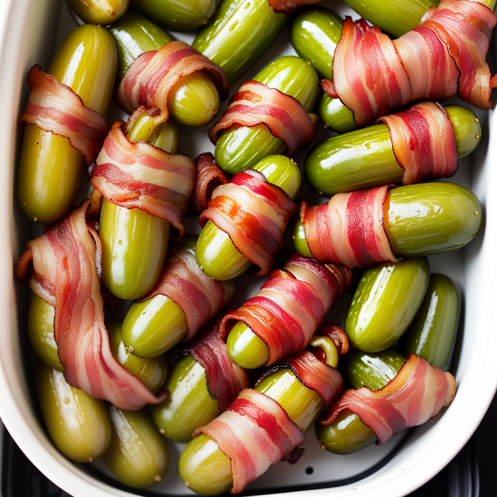 bacon wrapped pickles air fryer