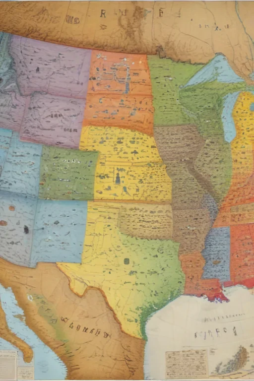 united states of america map