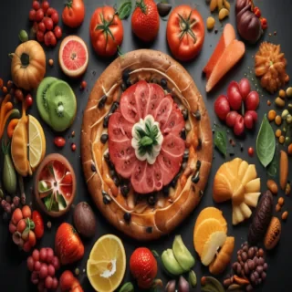 animated food