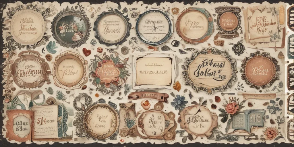 scrapbook stickers png