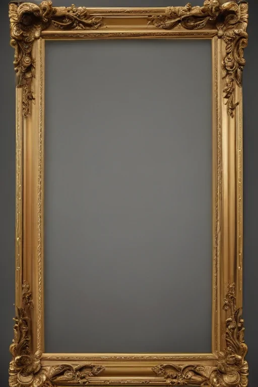 transparent background gold border