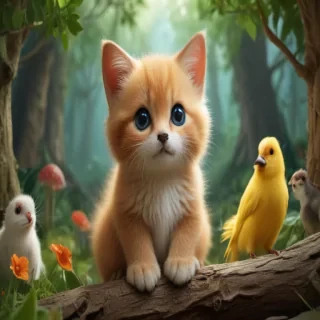 cute animal background