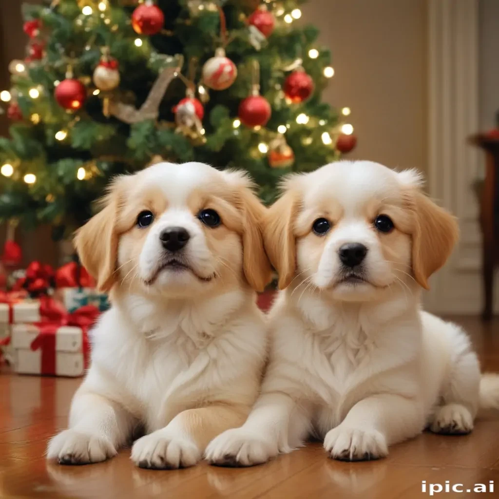 cute christmas dogs