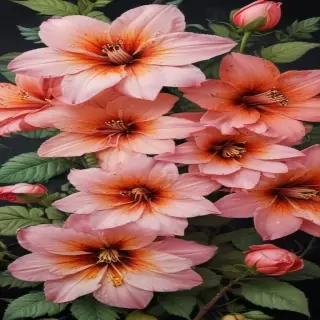 flower drawings color