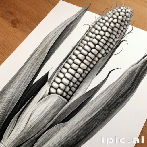 corn drawing