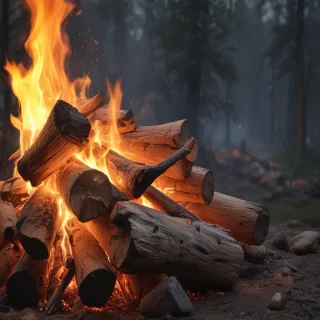 camp fire png