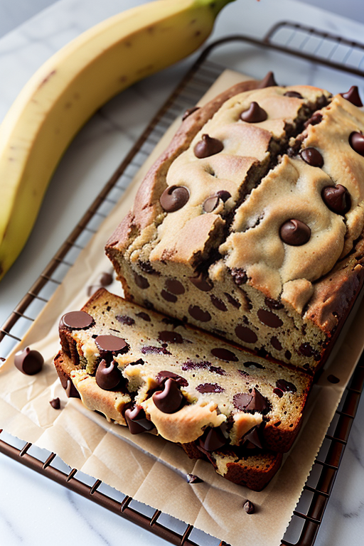 gluten free banana chocolate chip bread