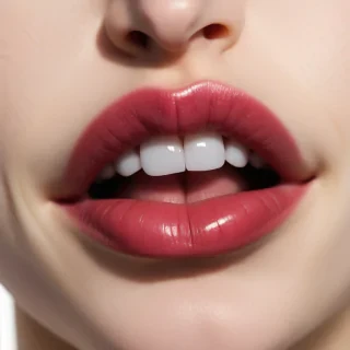 lips no background