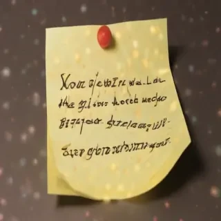 aesthetic cute sticky note png