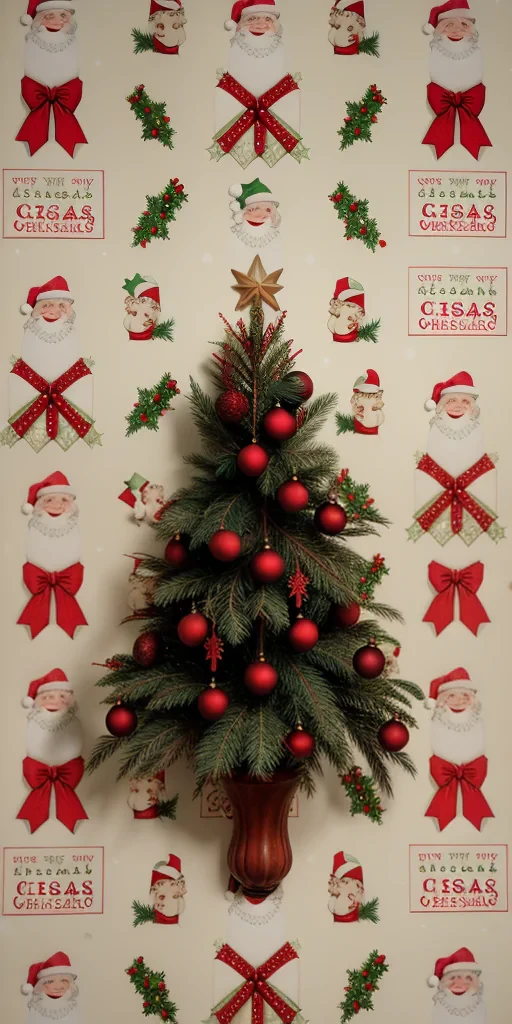 vintage christmas wallpaper