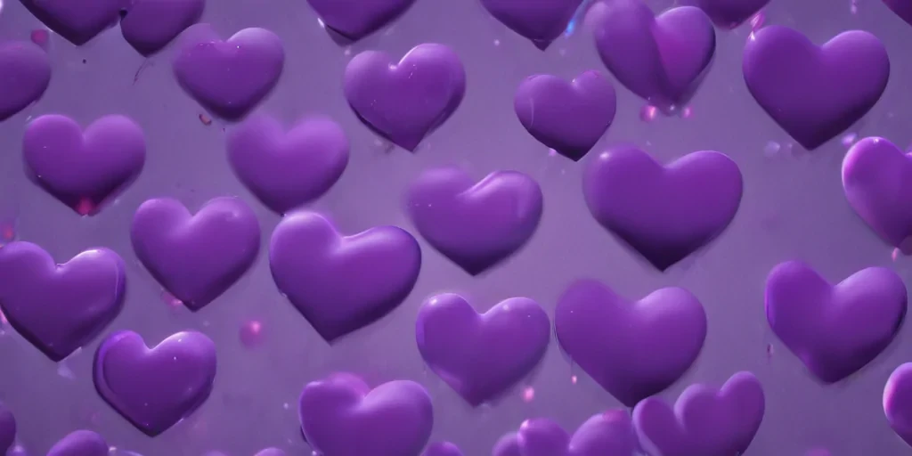 purple hearts wallpaper