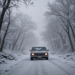snow falling png
