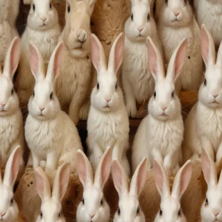 vintage bunnies