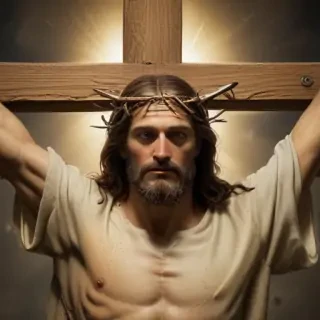 picture of jesus on cross