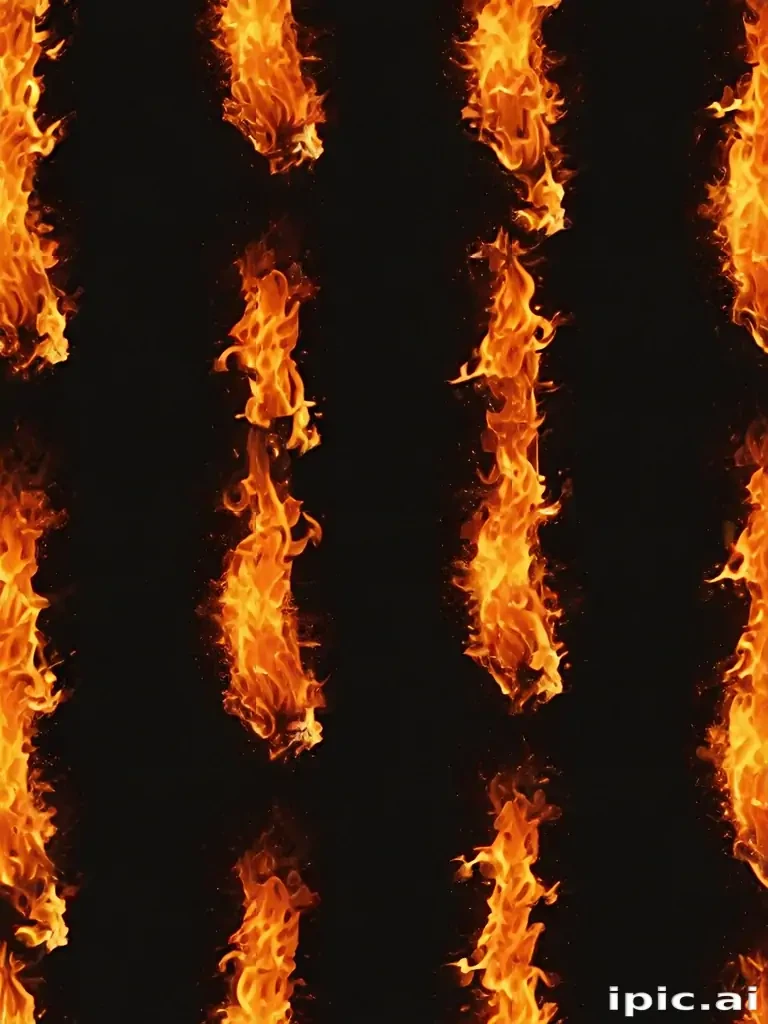 background with fire