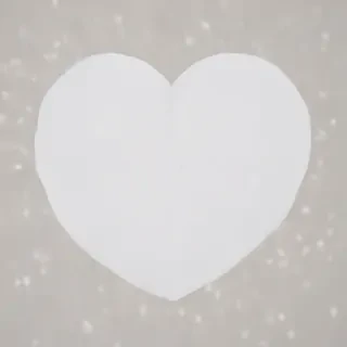 white heart