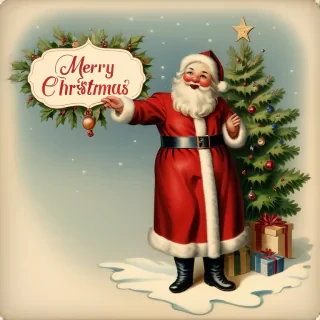 merry christmas images vintage