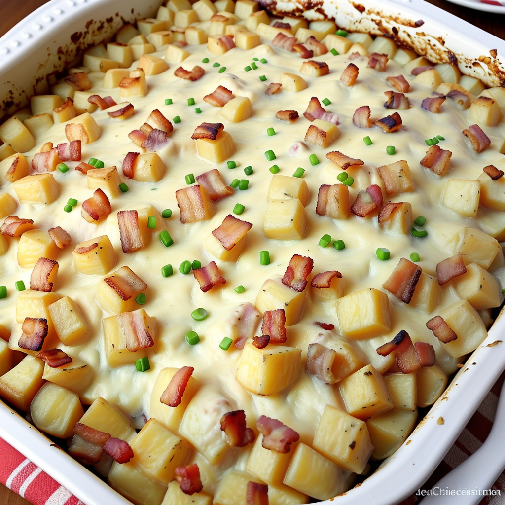 chicken bacon ranch potato casserole