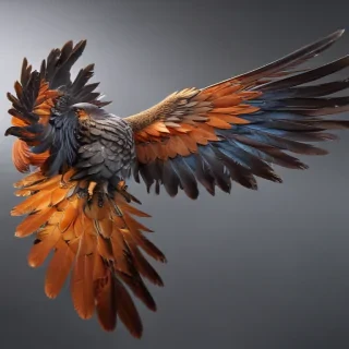 wings with background