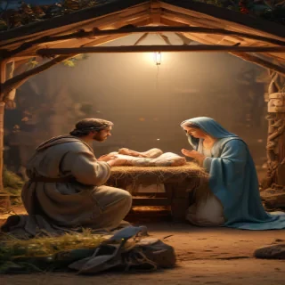 free christmas nativity scene