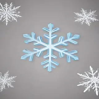 snowflake clipart transparent background