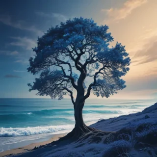 aesthetic blue pictures