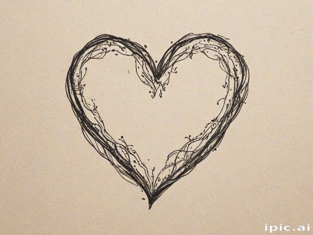 hand drawn heart