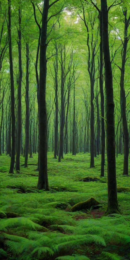 green forest aesthetic