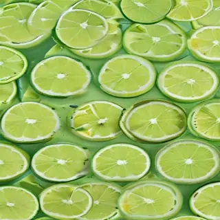 lime green background