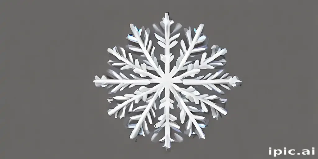 snowflake clipart free