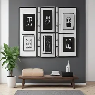 gallery wall mockup