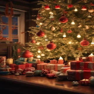 aesthetic christmas background